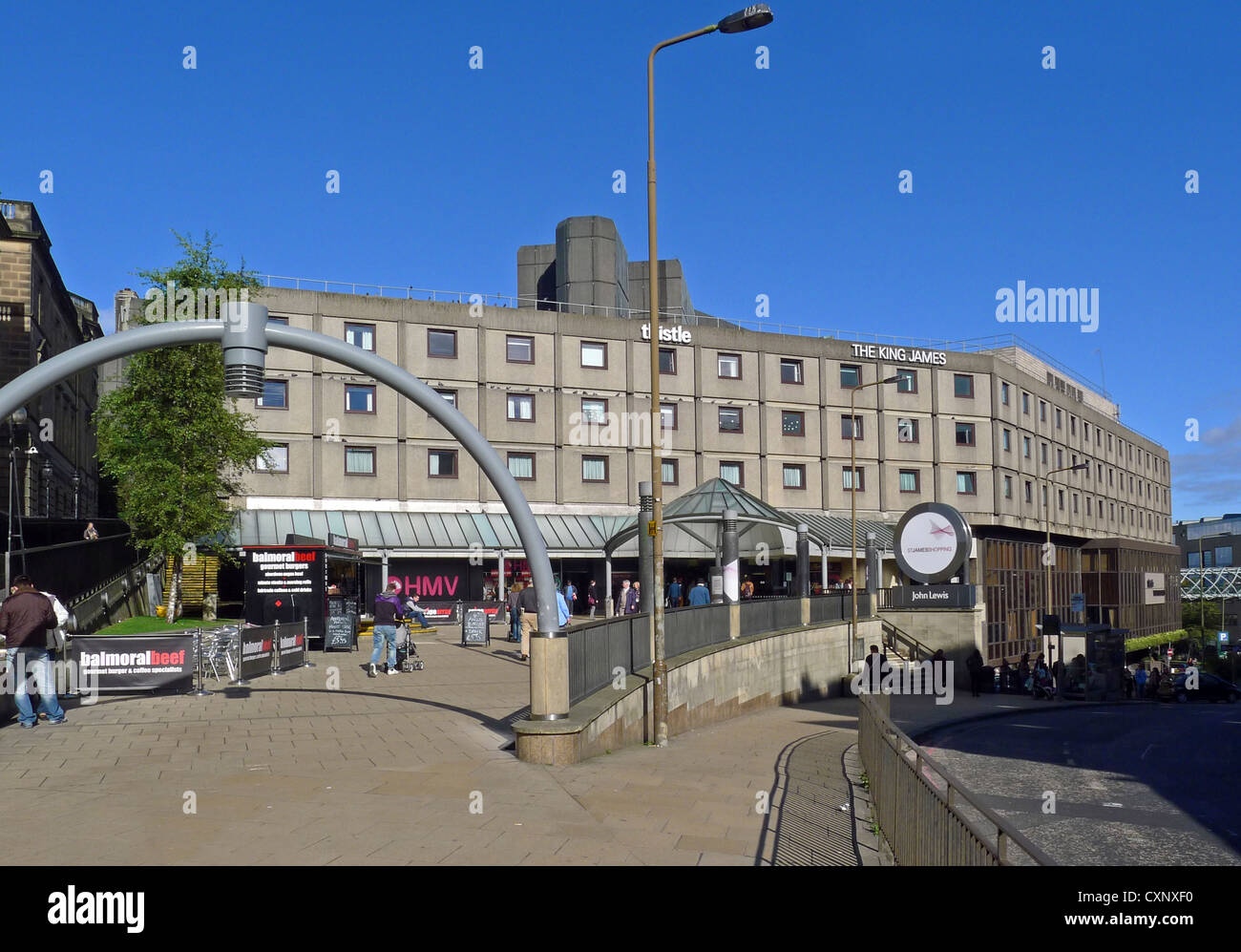 The St. James Shopping Centre in Leith Street Edinburgh Stock Photo