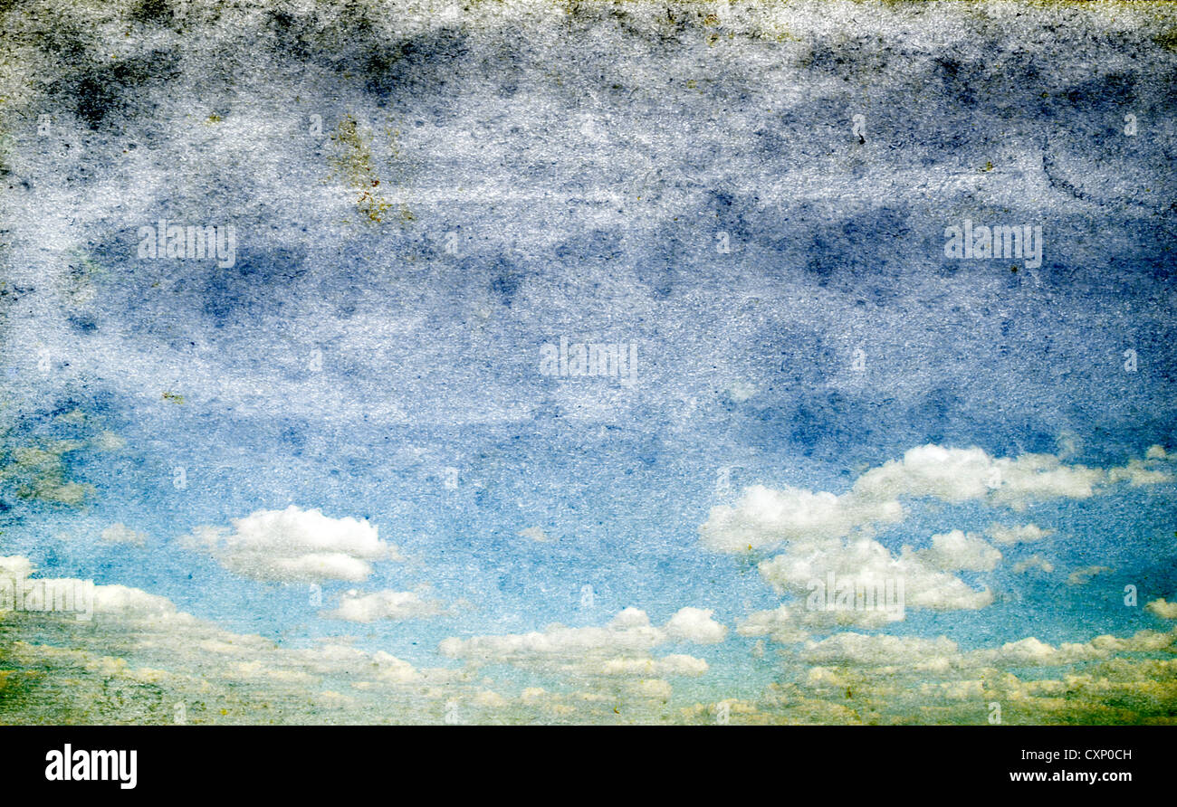 blue sky background with tiny clouds Stock Photo Alamy