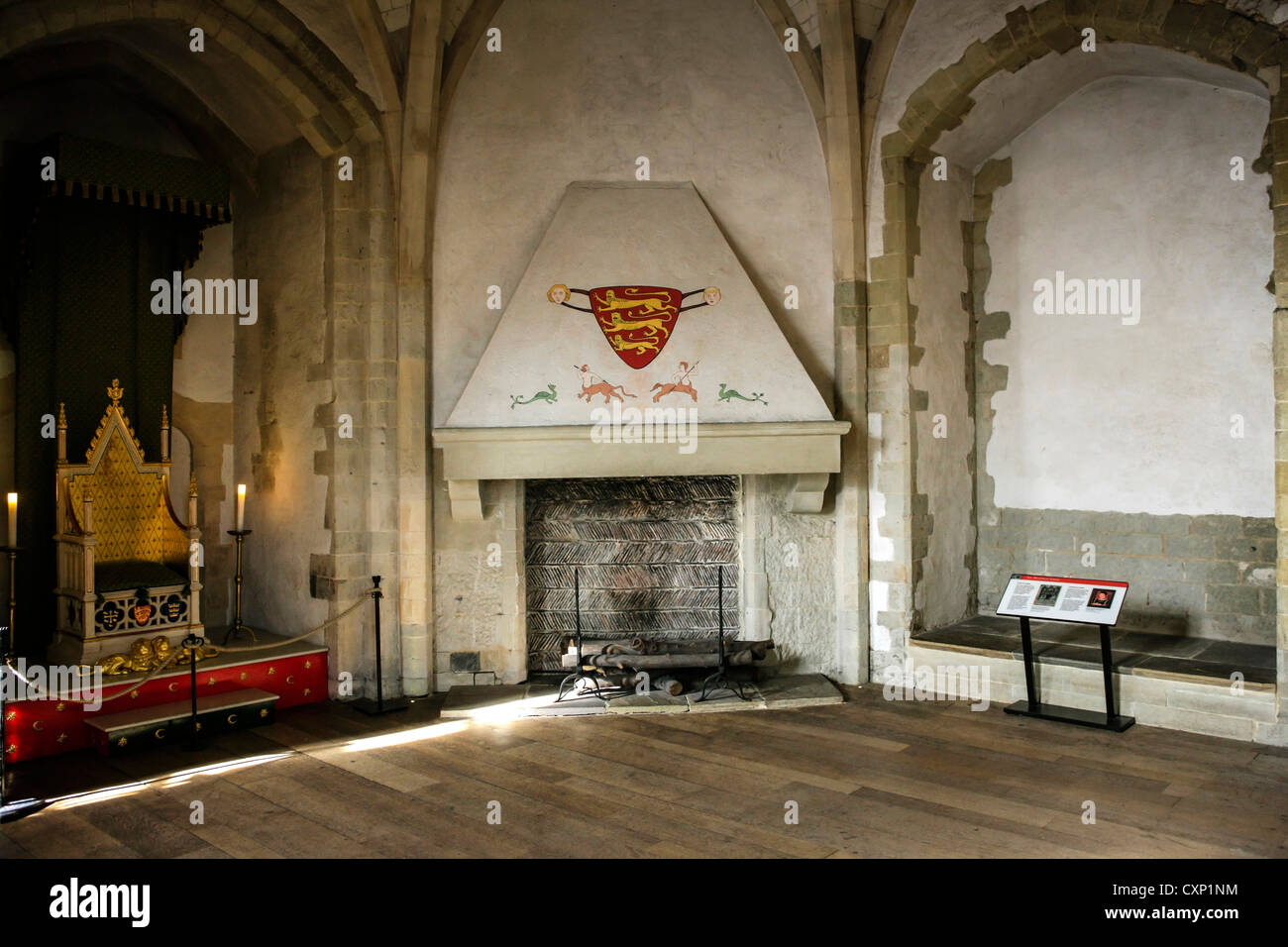 Tudor fireplace in the Tower of London complex Stock Photo Alamy