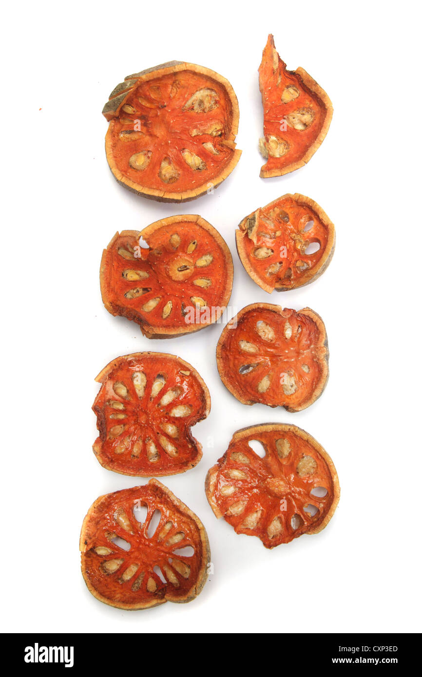Dried bael fruit Stock Photo Alamy