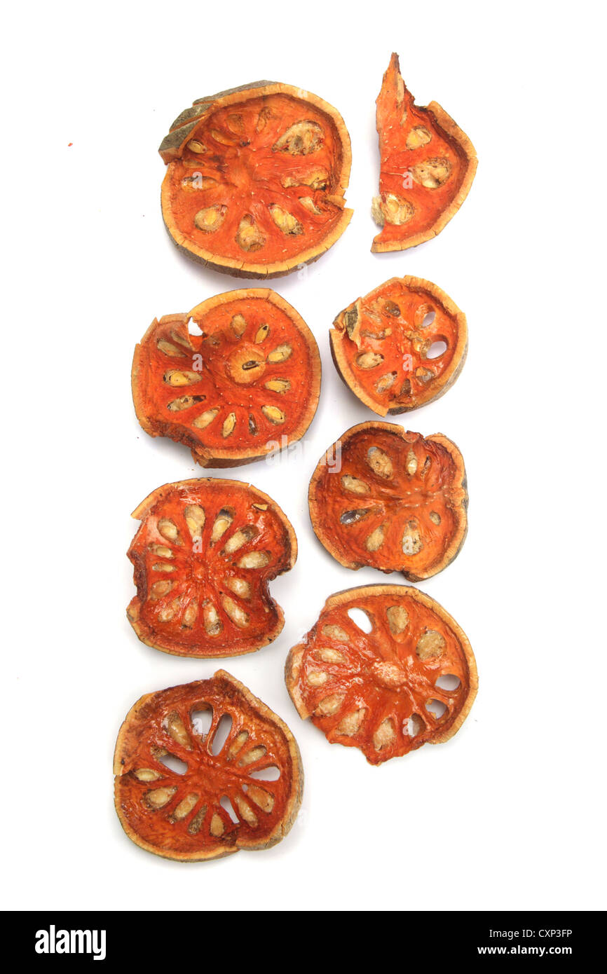 Dried bael fruit Stock Photo Alamy