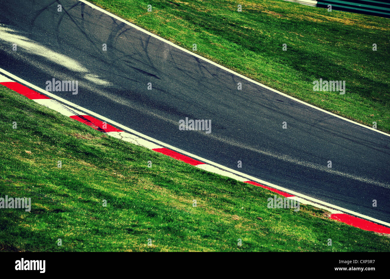 Race track curve hi-res stock photography and images - Alamy