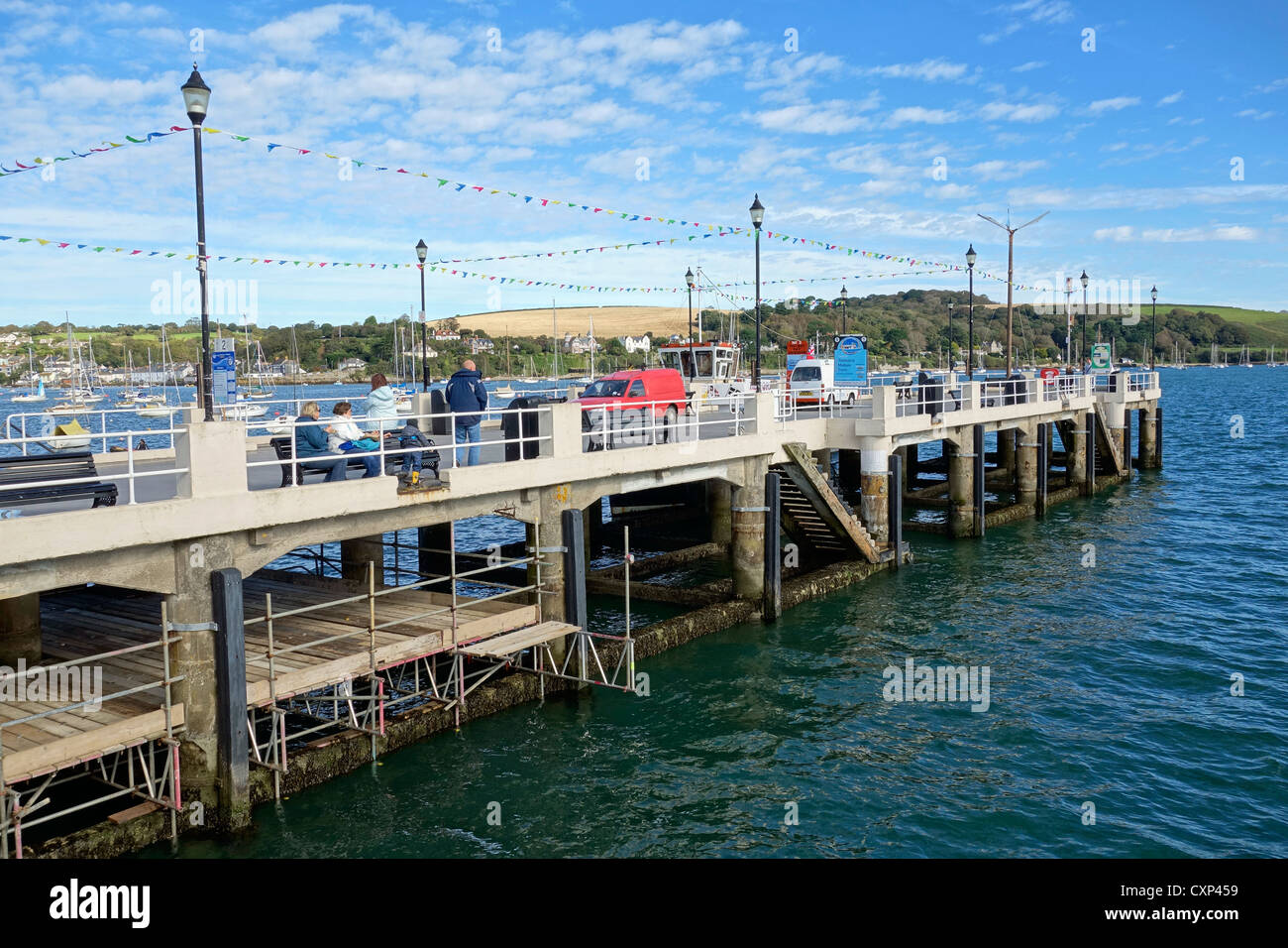 Prince of Wales pier in Falmouth, Cornwall England UK. Stock Photo
