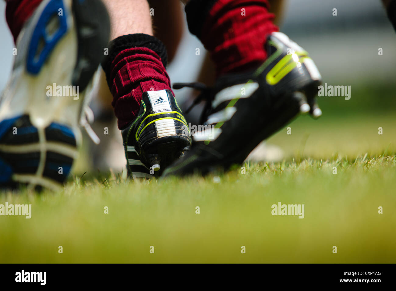 Rugby ball boot hi-res stock photography and images - Alamy