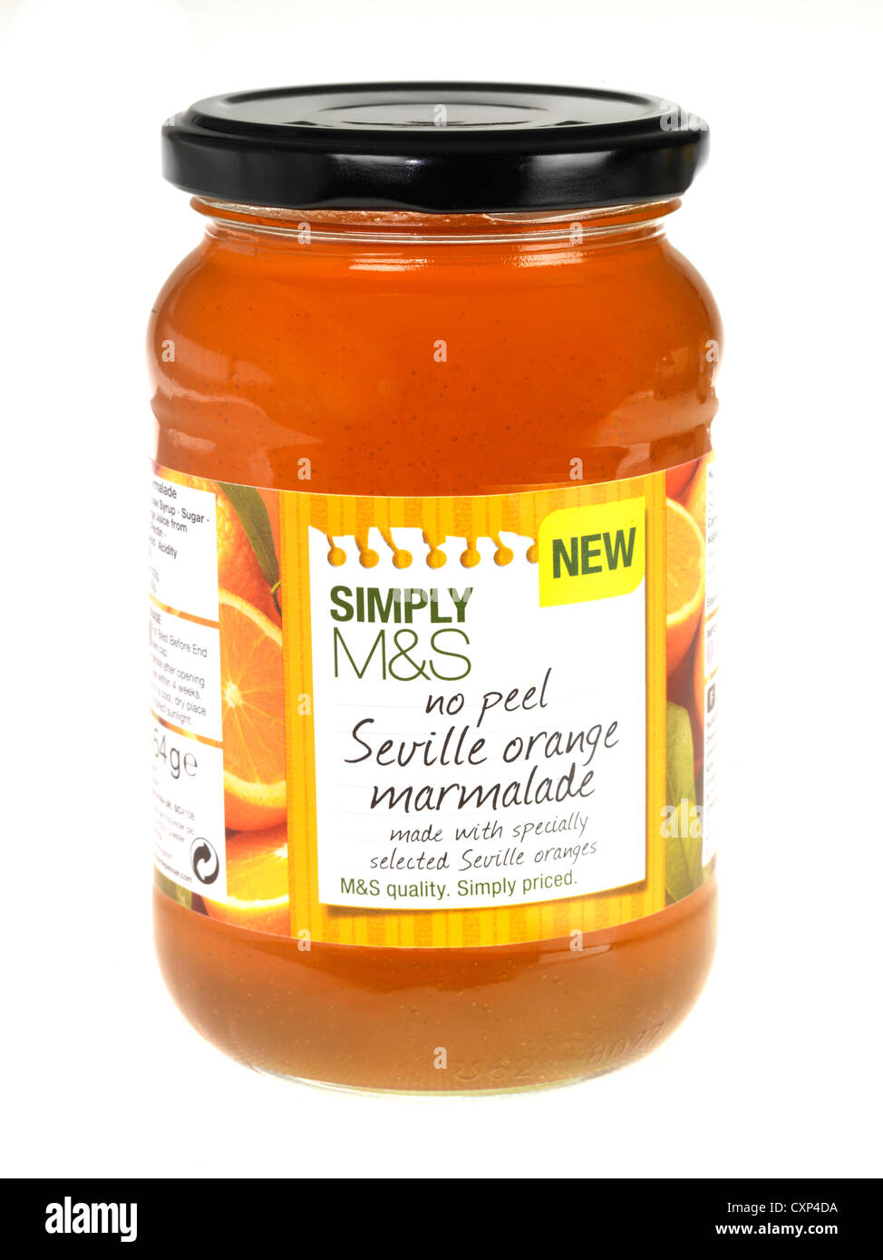 Jar of Marmalade Stock Photo