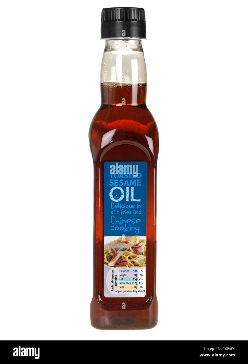 Bottle of Sesame Oil Stock Photo Alamy