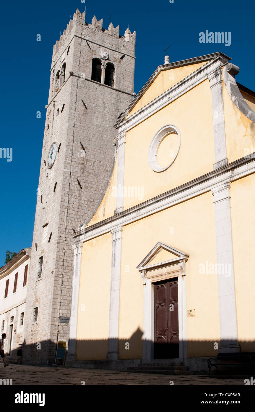 St. Stephen church, designed by Andrea Palladio, Motovun, Central