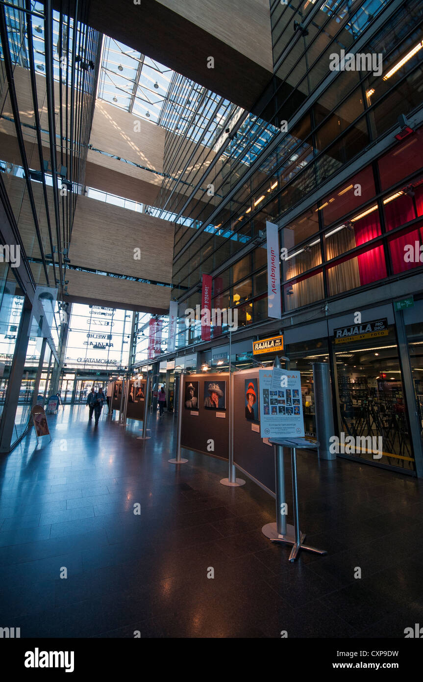 Art gallery in the Sanomatalo, Helsinki, Finland Stock Photo Alamy