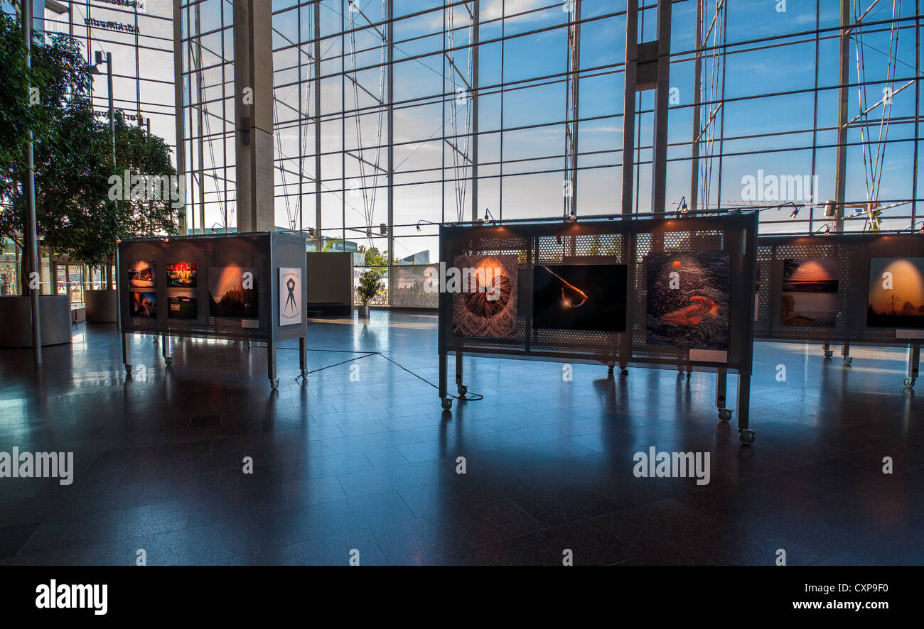 Art gallery in the Sanomatalo, Helsinki, Finland Stock Photo Alamy