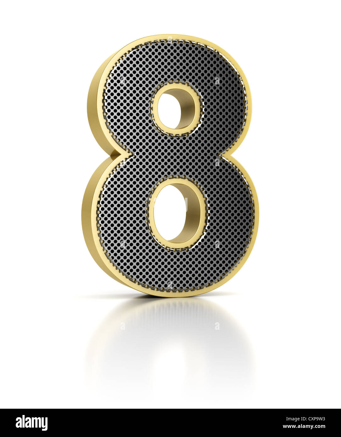 The number eight Stock Photo