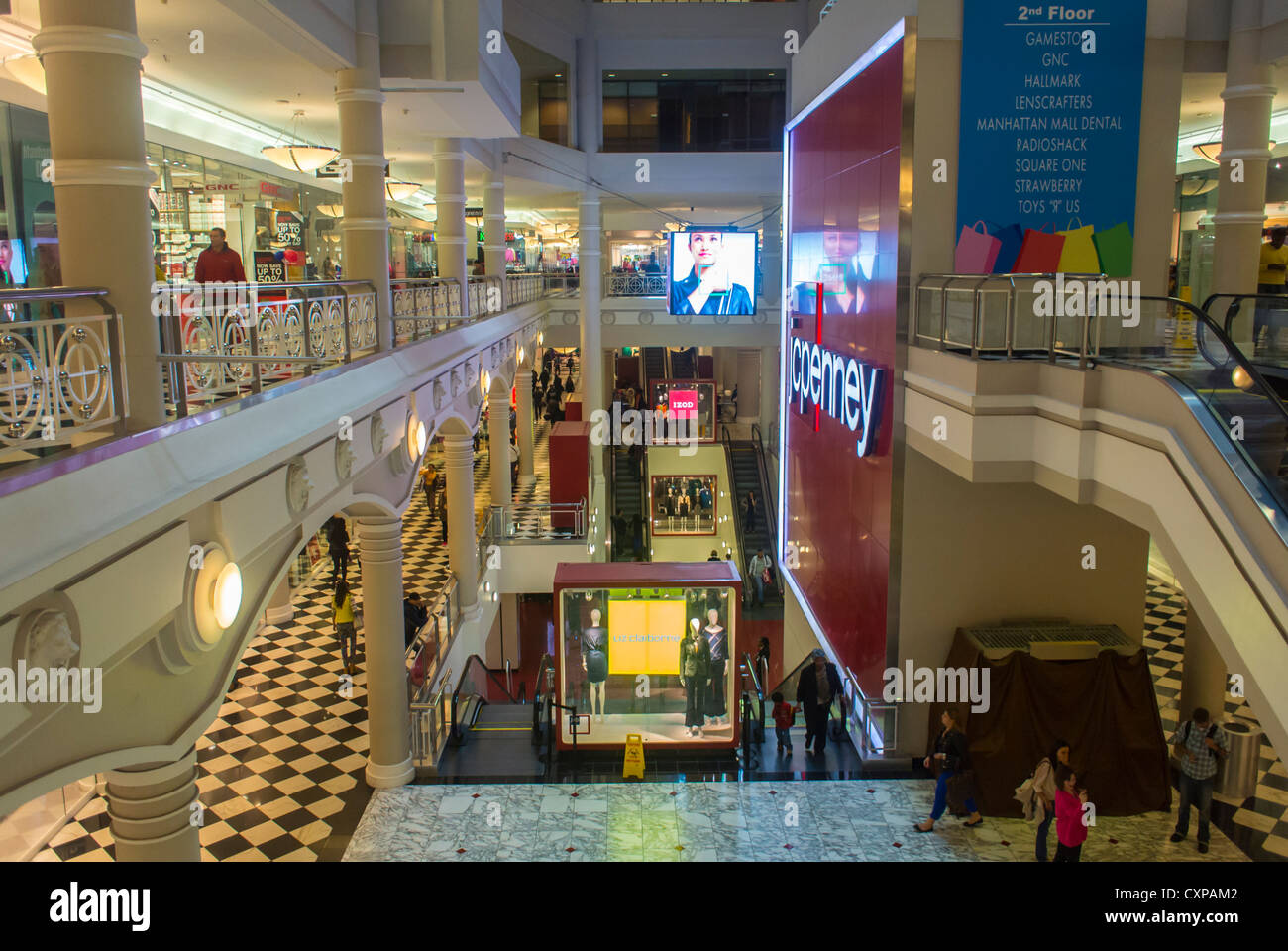 New York City, NY, People Shopping in the Manhattan Mall, "J.C Stock