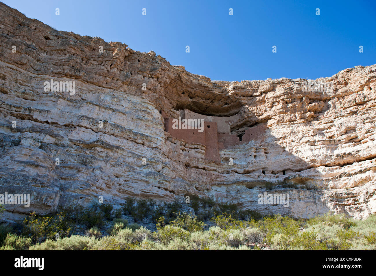 Montezuma Castle National Monument, Camp Verde, Arizona, United States of America Stock Photo
