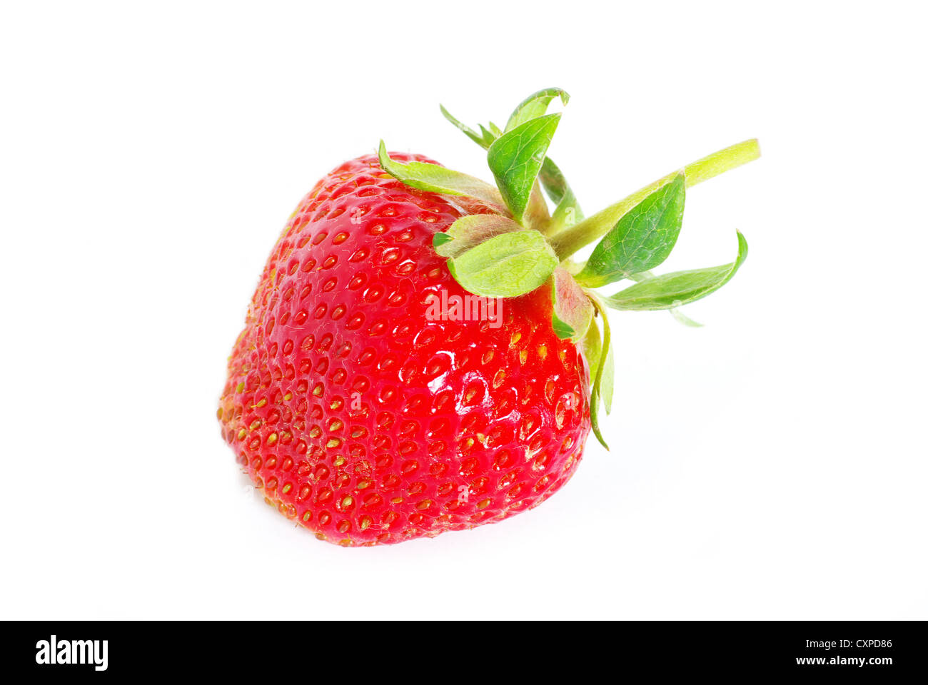 The fresh strawberry isolated on white background Stock Photo - Alamy