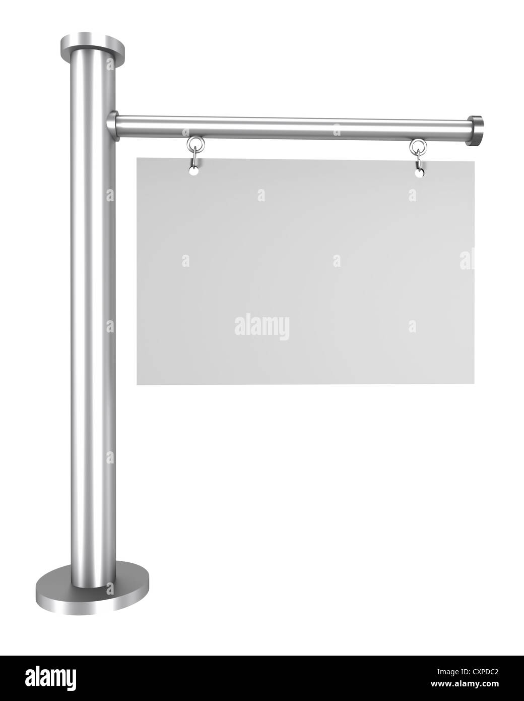 Billboard isolated on white background Stock Photo - Alamy