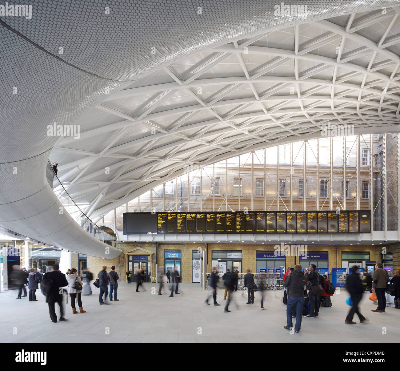 King's Cross Station, London, United Kingdom. Architect: John McAslan & Partners, 2012. Stock Photo