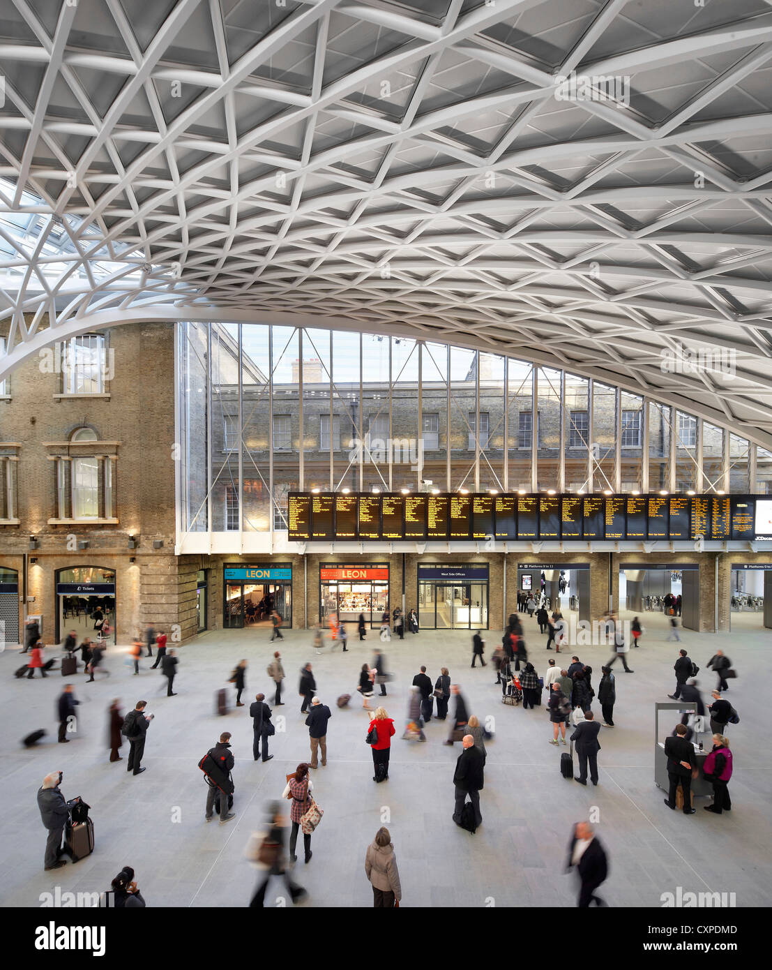 King's Cross Station, London, United Kingdom. Architect: John McAslan & Partners, 2012. Stock Photo