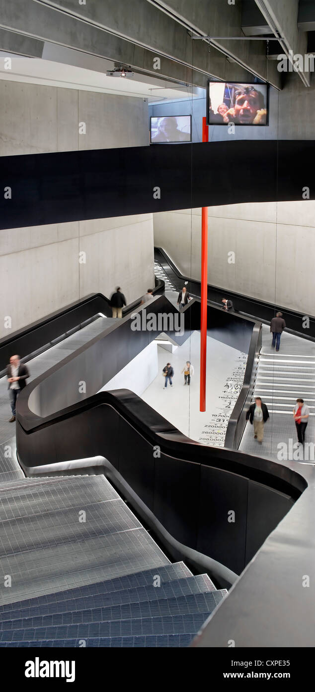 Interior staircase maxxi national museum hi-res stock photography and ...