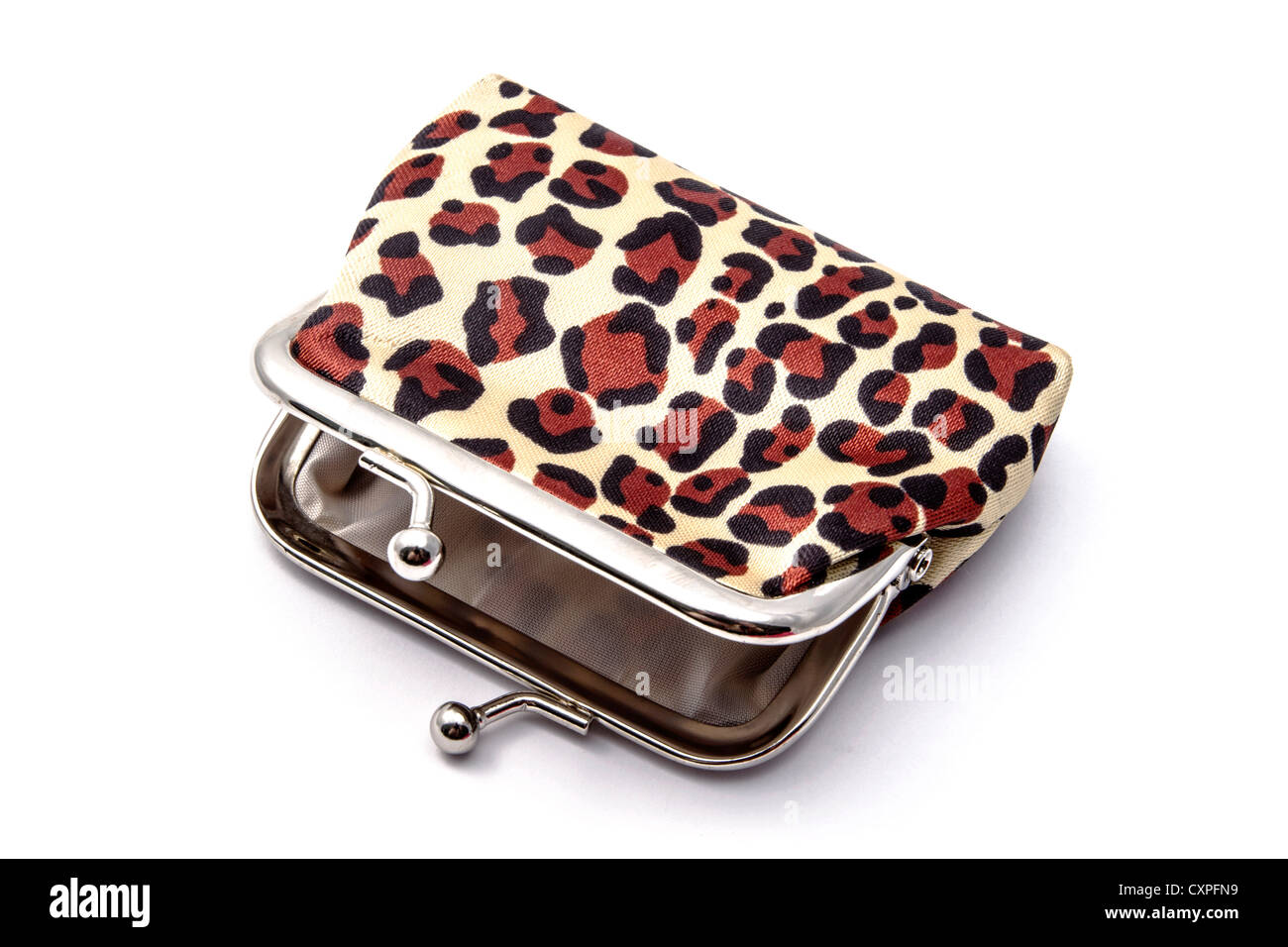 Beautiful purse isolated on white background Stock Photo - Alamy