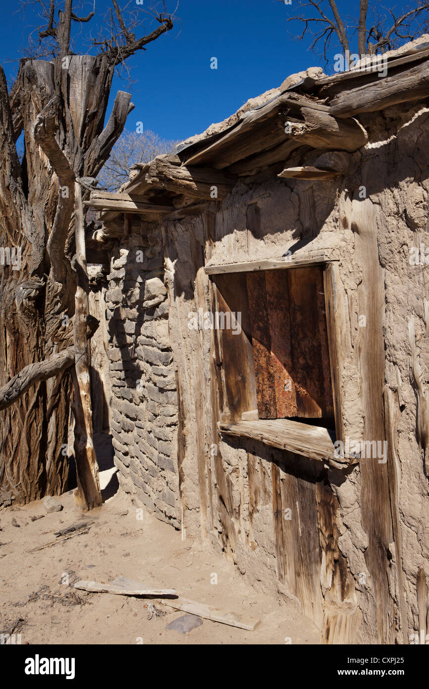 Salmon Ruins & Heritage Park, Salmon Homestead, New Mexico Stock Photo