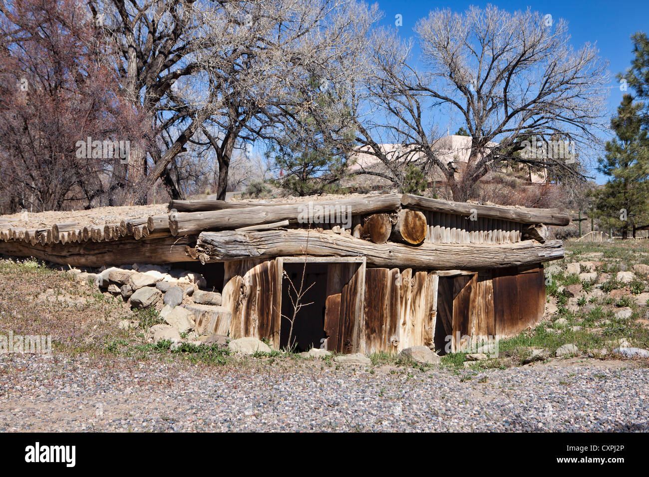 Salmon Ruins & Heritage Park, Salmon Homestead, New Mexico Stock Photo