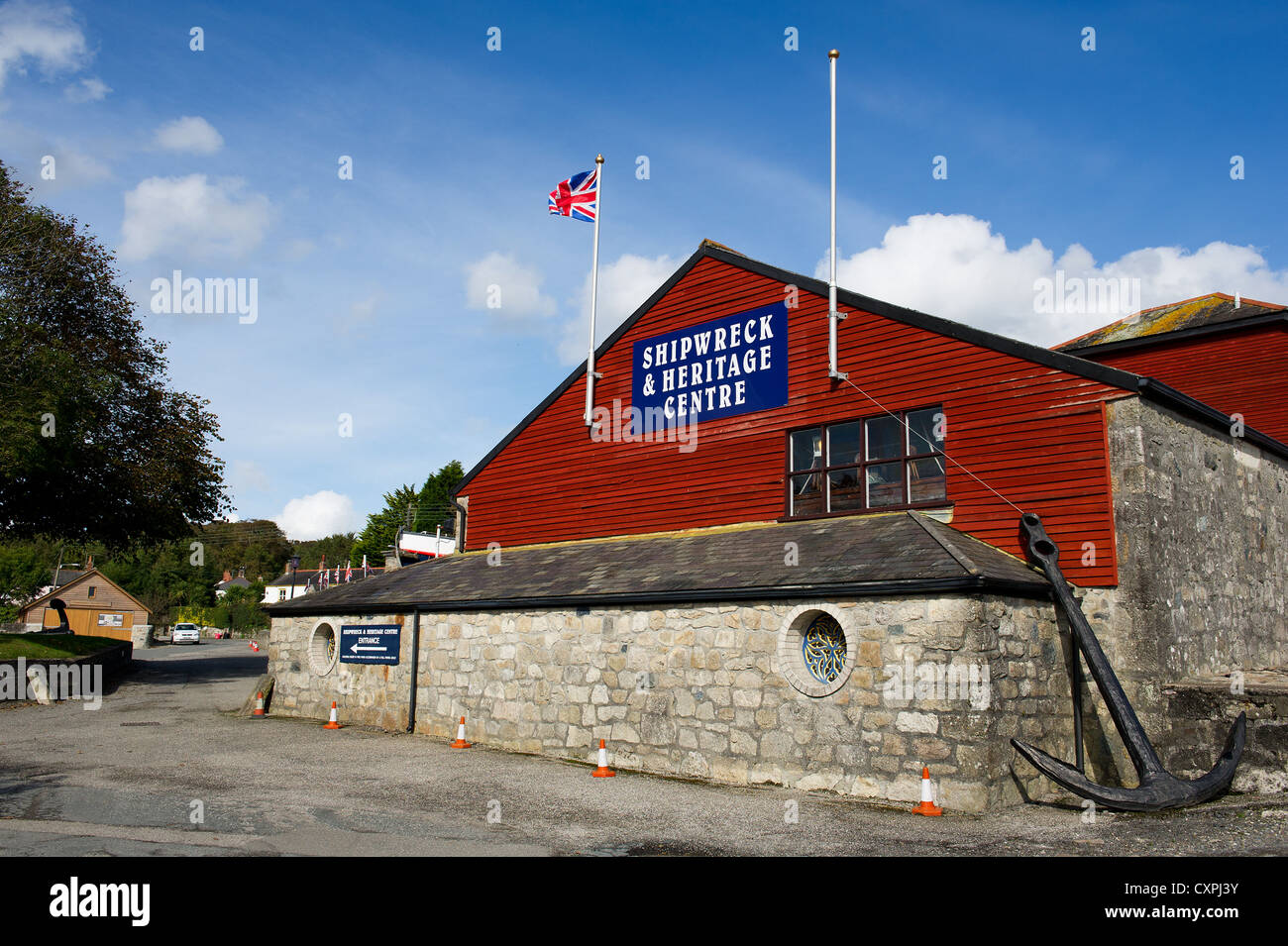 The Charlestown Shipwreck and Heritage Centre in Cornwall Stock Photo