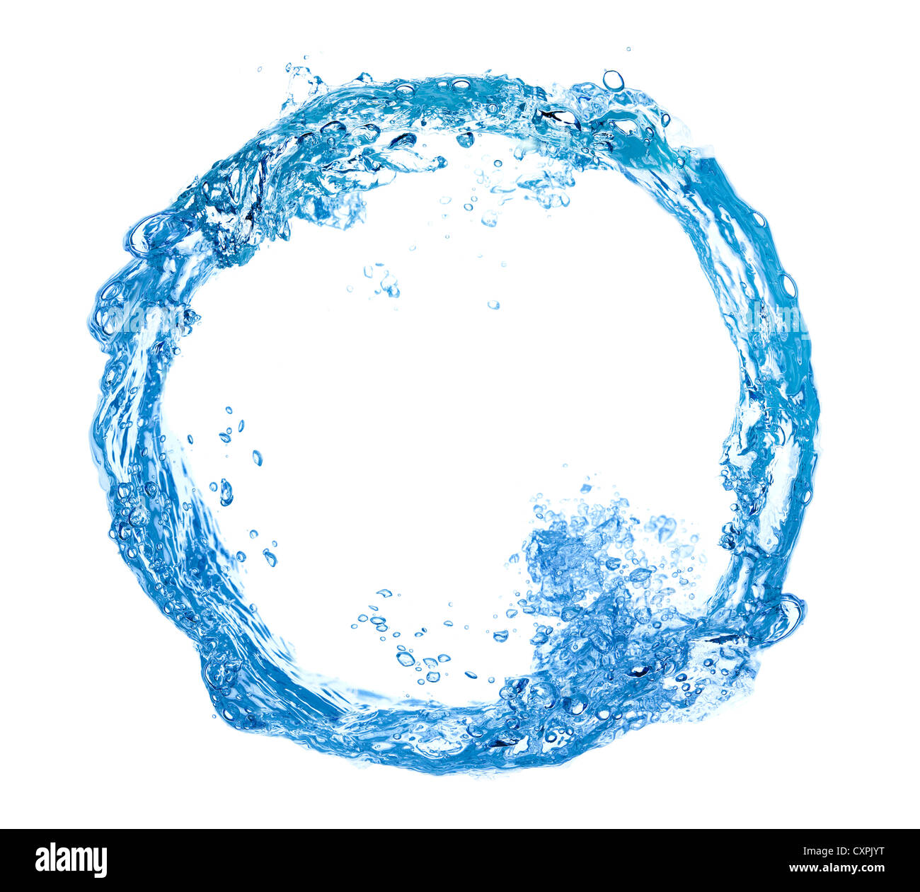 water swirl isolated on white background Stock Photo Alamy