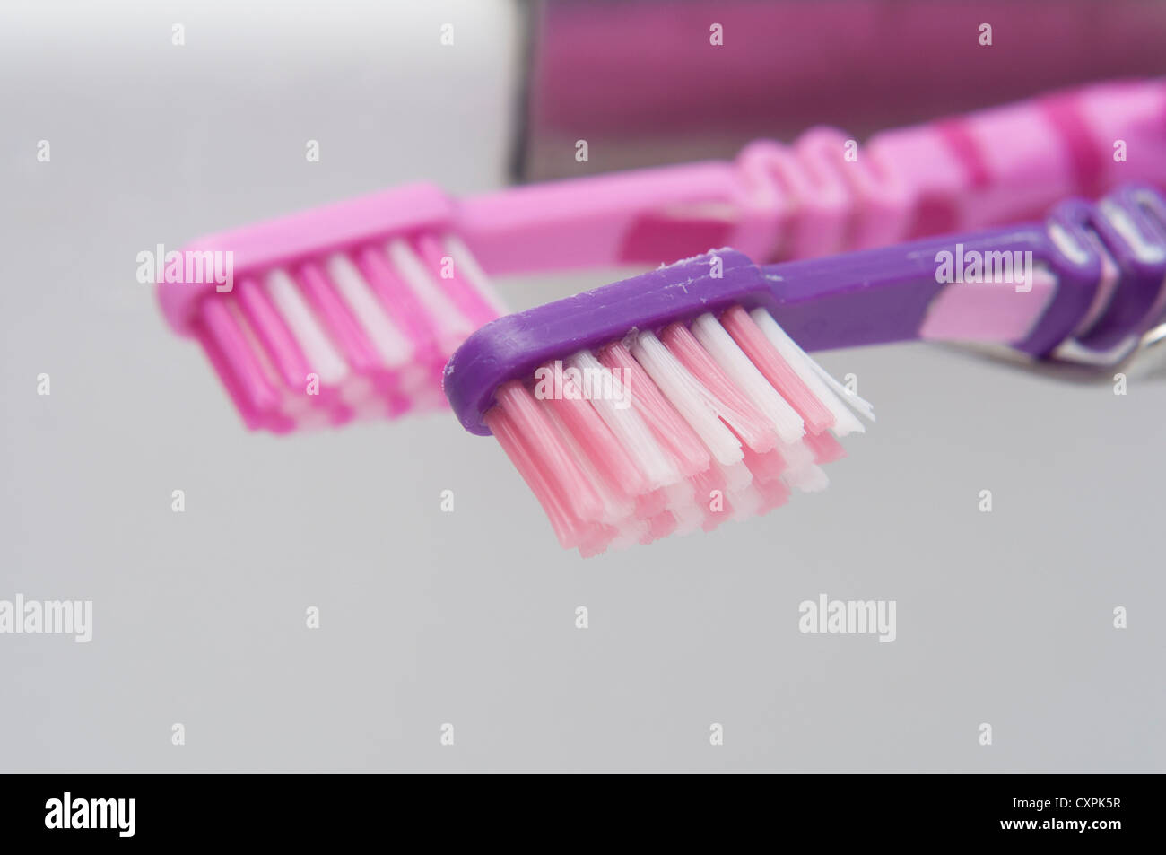 Children's toothbrushes Stock Photo