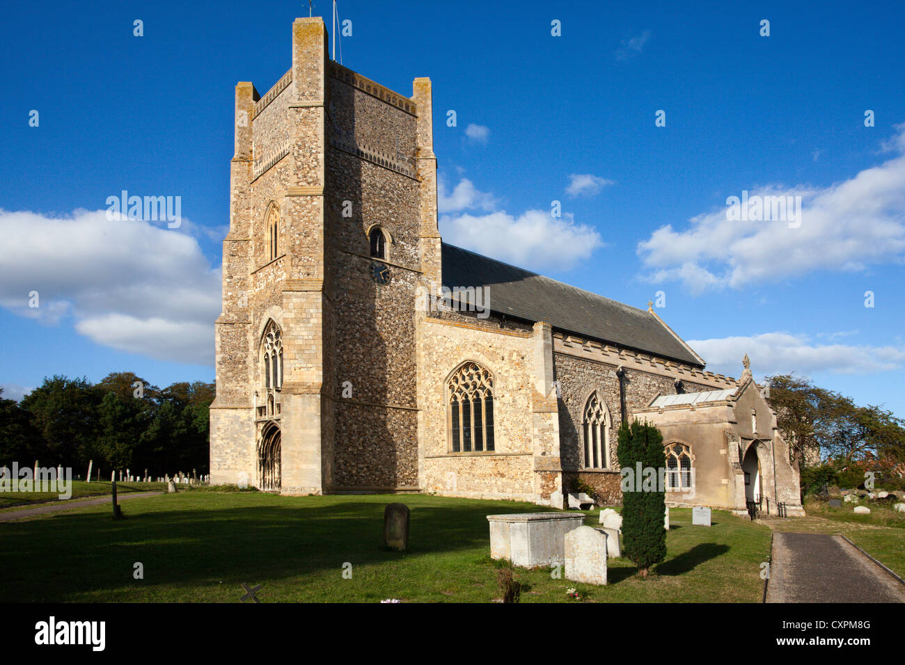 Parish Church of St Bartholomew at Orford Suffolk England Stock Photo