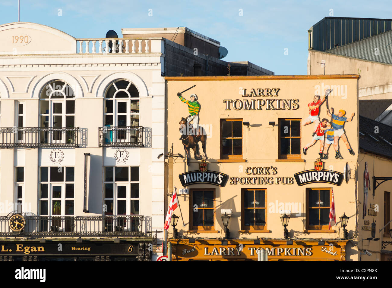 Cork City Facades. Republic of Ireland. Stock Photo