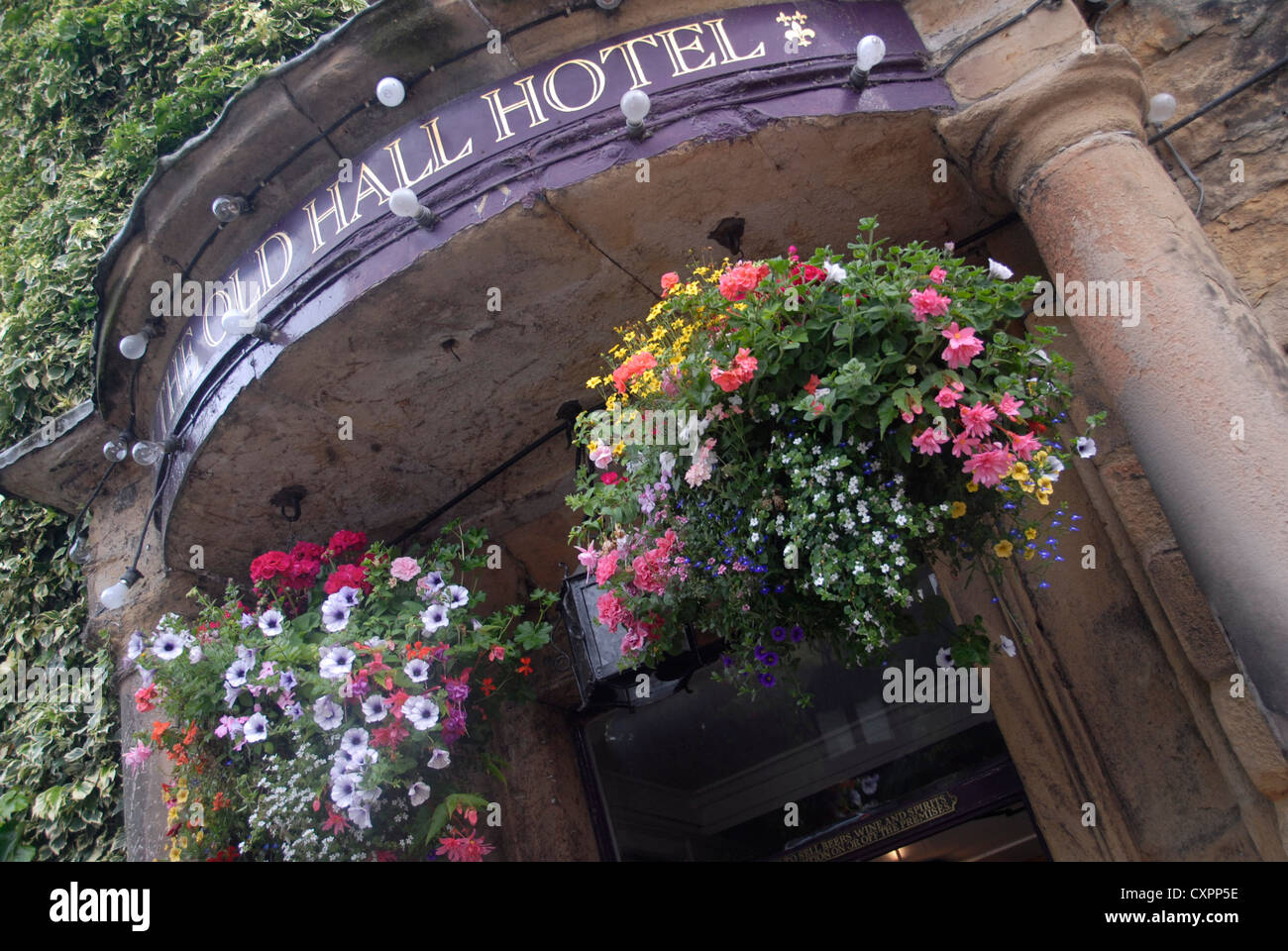 Old Hall Hotel Buxton England Stock Photo