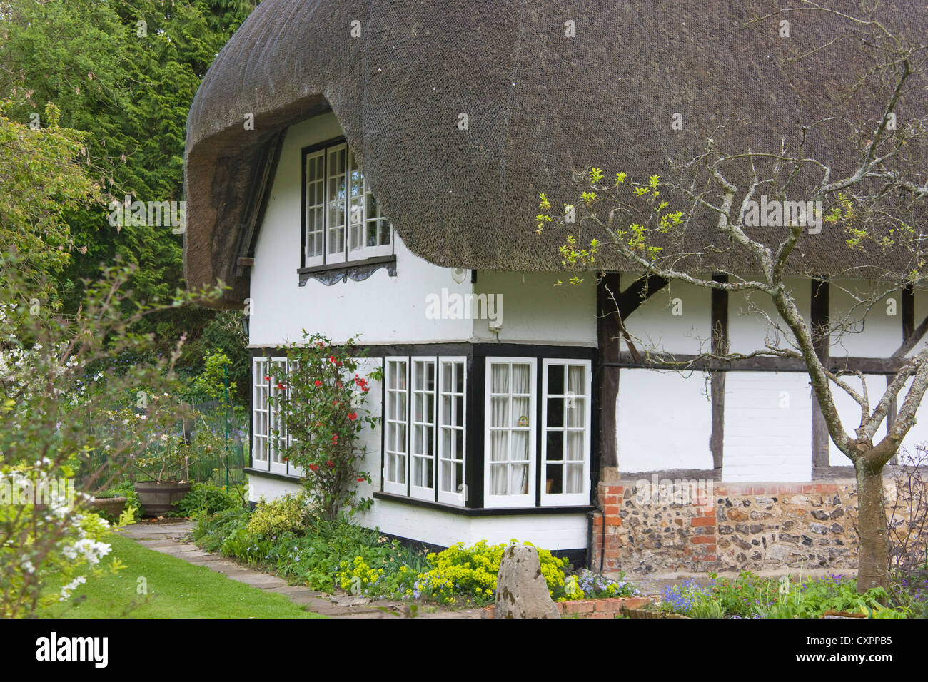Farm house, Andover, Hampshire, United Kingdom Stock Photo