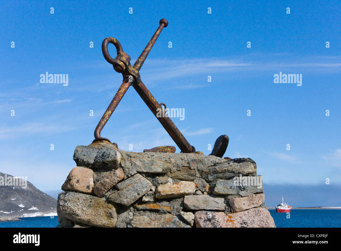 Anchor in Virgohamna, Spitsbergen, Norway Stock Photo Alamy