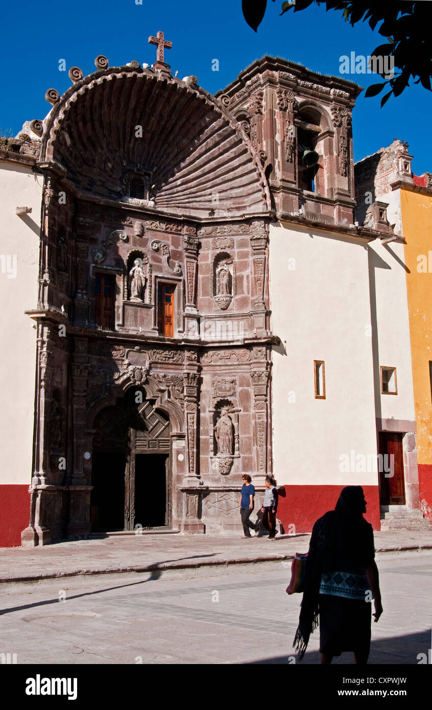 San Miguel de Allende's Nuestra Senora de la Salud (Our Lady of Health Church) Stock Photo