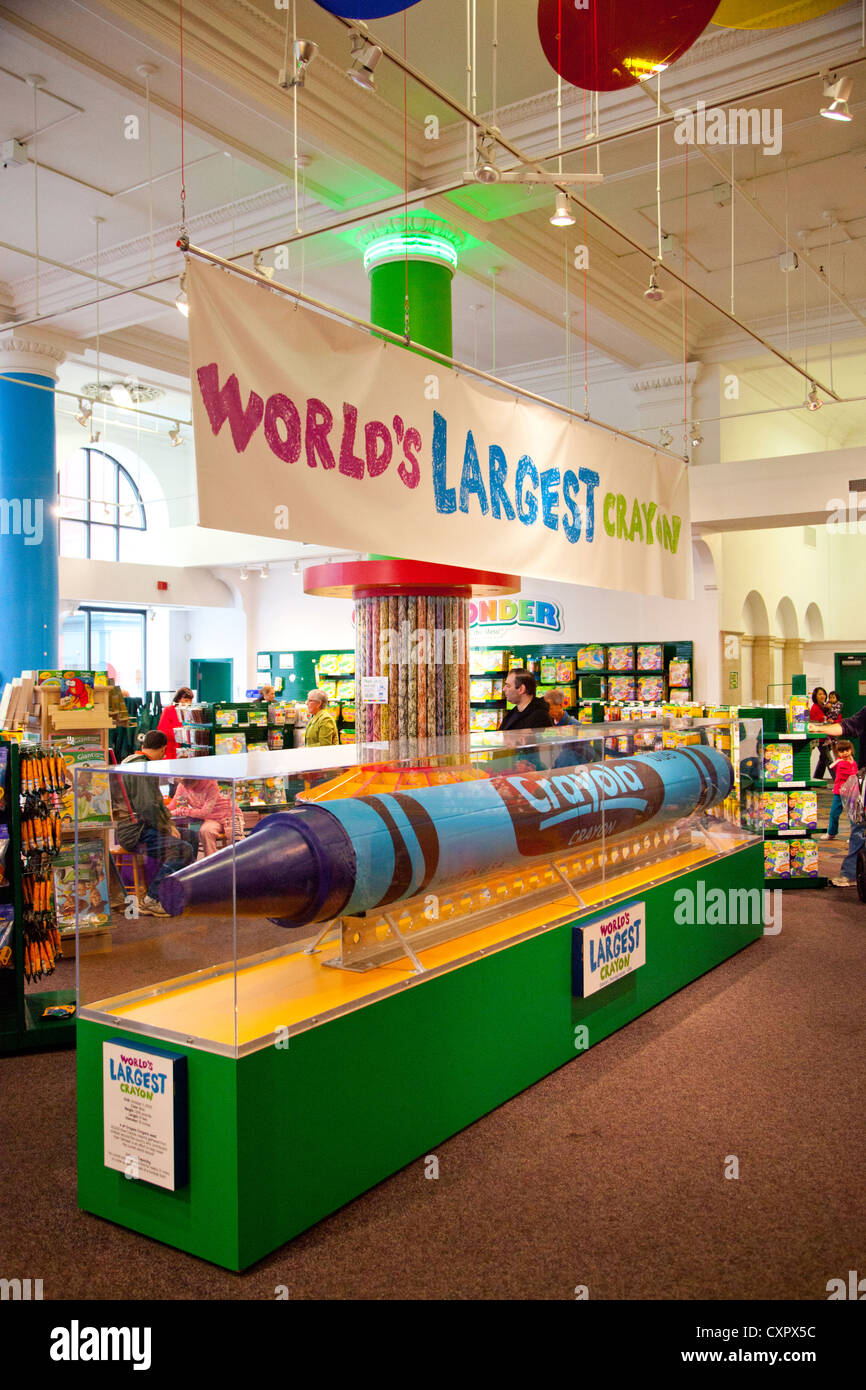 Crayola Crayons Experience building Stock Photo Alamy