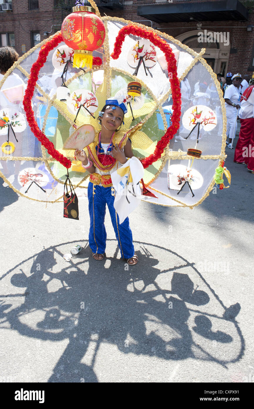 USA: Brooklyn, New York: 2012 Caribbean Kiddies Day parade, Crown Heights. Stock Photo