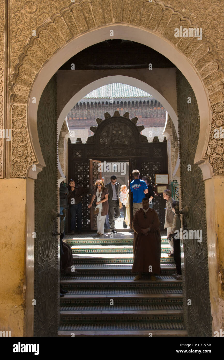 Street view, in the old medina, Fes, Morocco Stock Photo