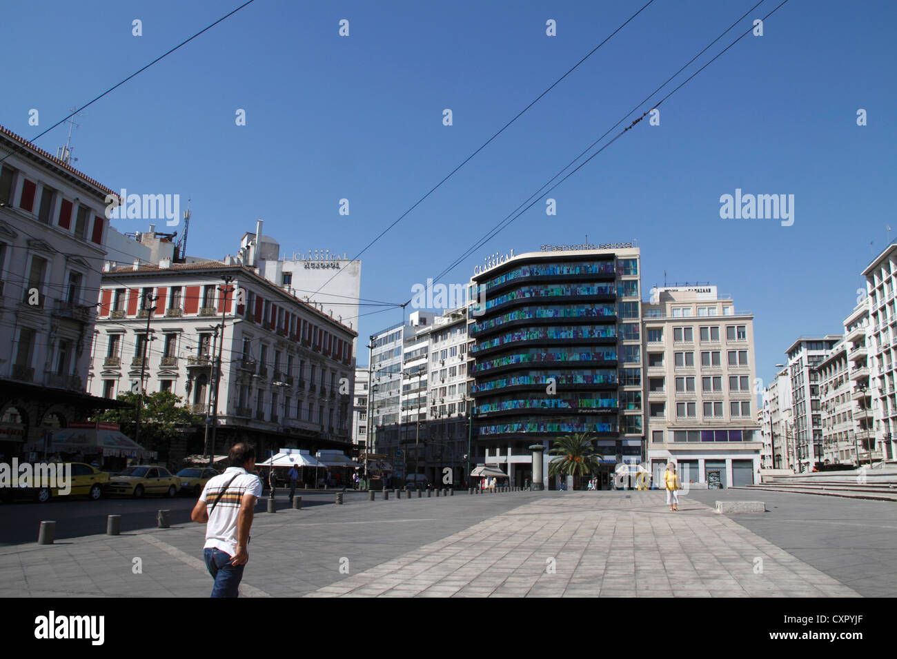 Omonia square athens hi-res stock photography and images - Alamy