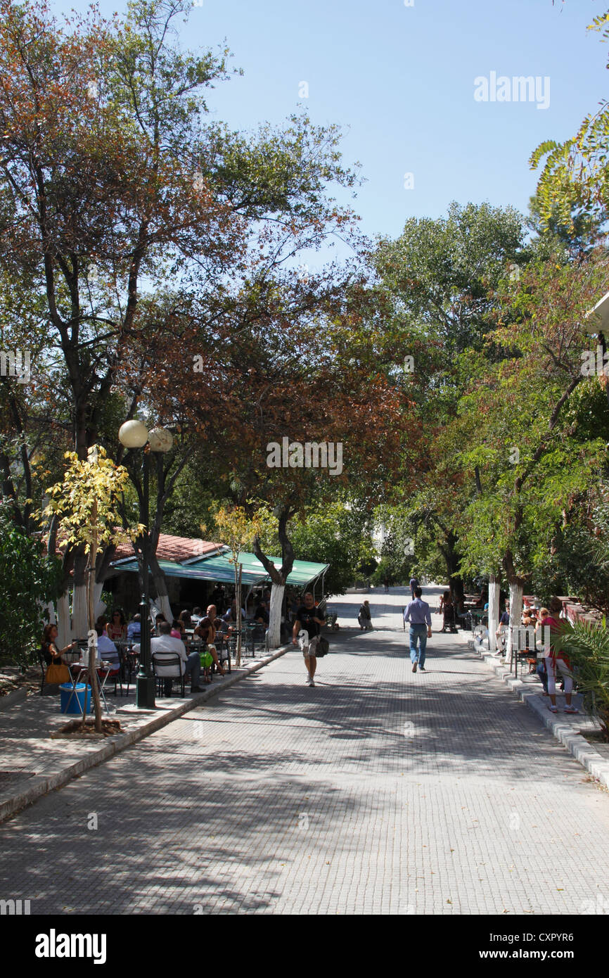 Outdoor Dexameni Cafe, Kolonaki, Athens, Attica, Greece Stock Photo Alamy