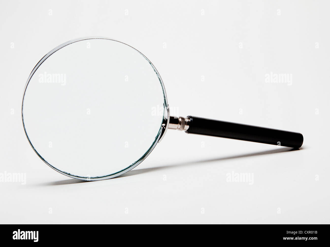 Magnifying glass Stock Photo