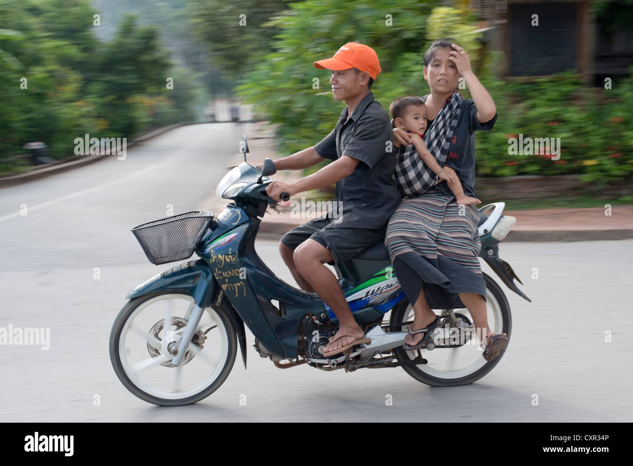 baby riding motorcycle