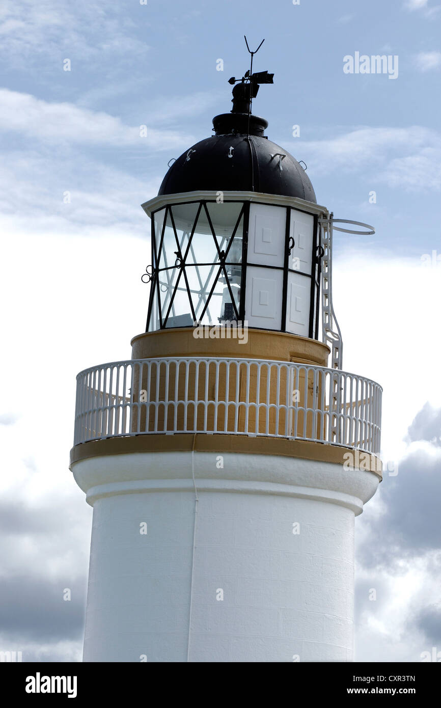 Detail of a lighthouse ocular. Stock Photo