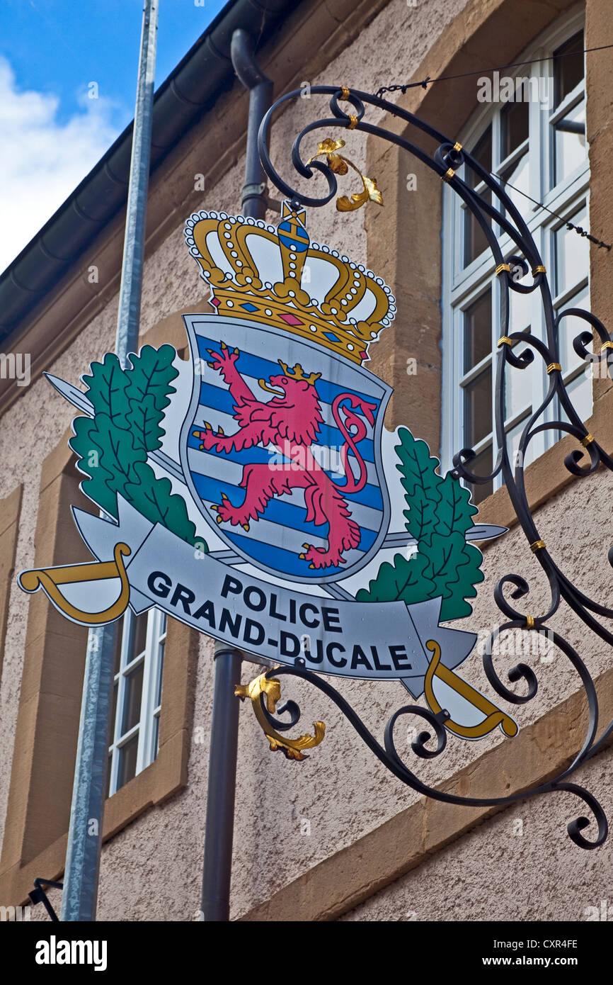 Luxembourg    Police headquarters in Echternach Stock Photo