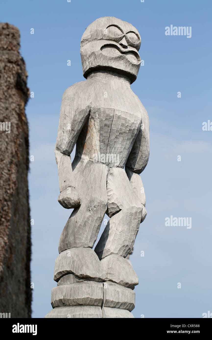 Ki'i statue, wooden statue, ohia tree, Puʻuhonua o Hōnaunau National