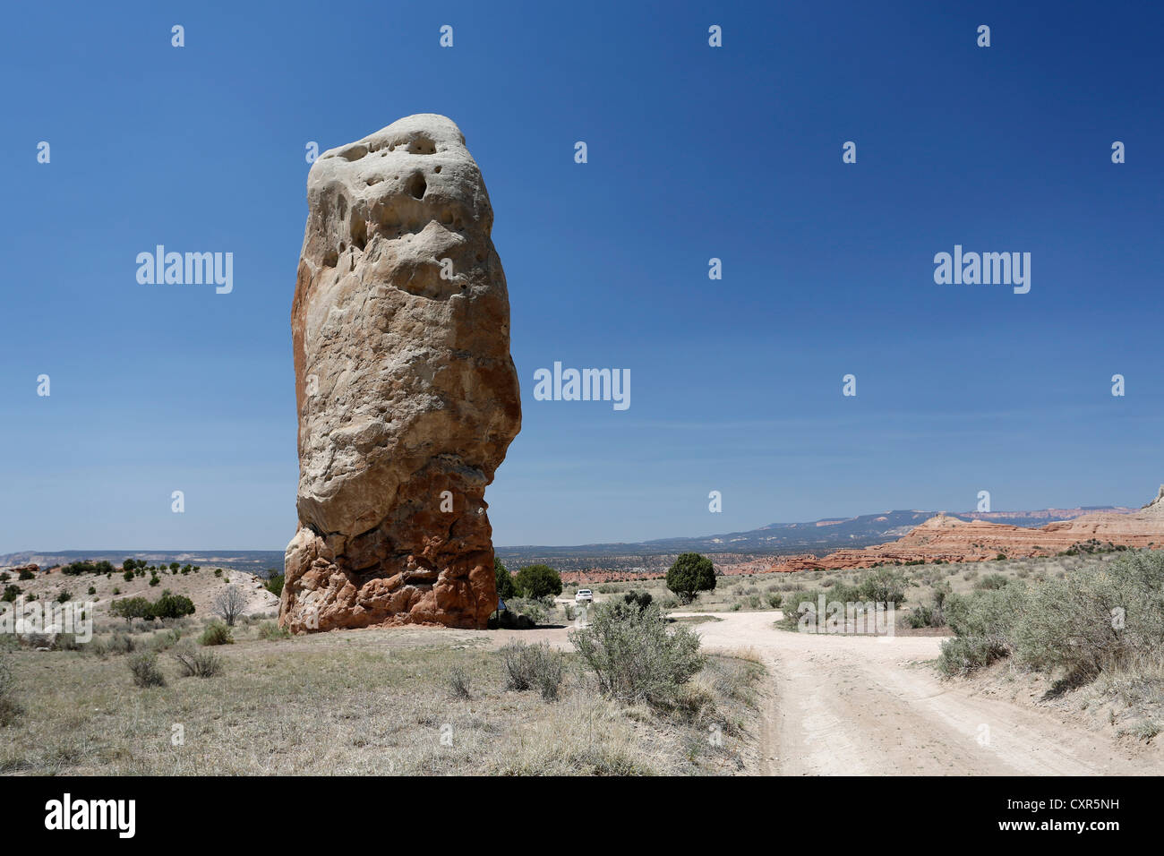 Chimney Rock Sand Pipe, Kodachrome Basin State Park, Utah, USA Stock Photo
