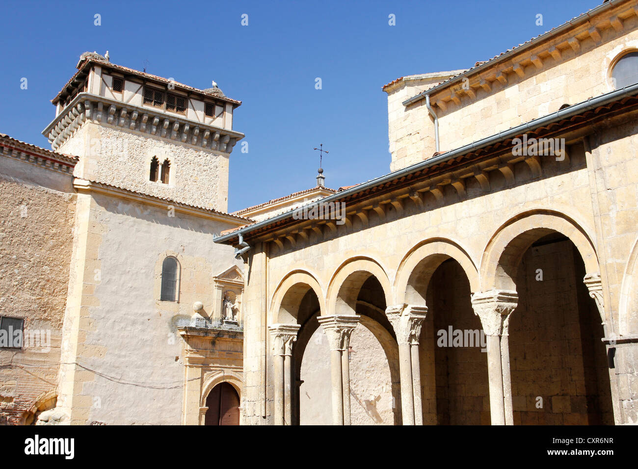 Iglesia de Santisima Trinidad church, Segovia, Castile-Leon, Spain, Europe Stock Photo