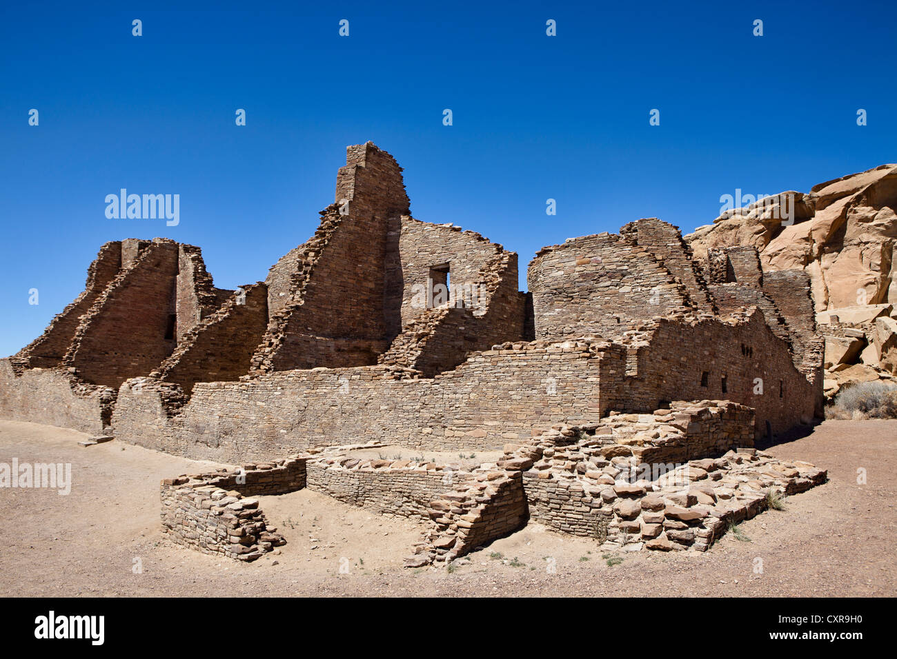 Chaco, National Historical Park, World Heritage Site, New Mexico, USA Stock Photo