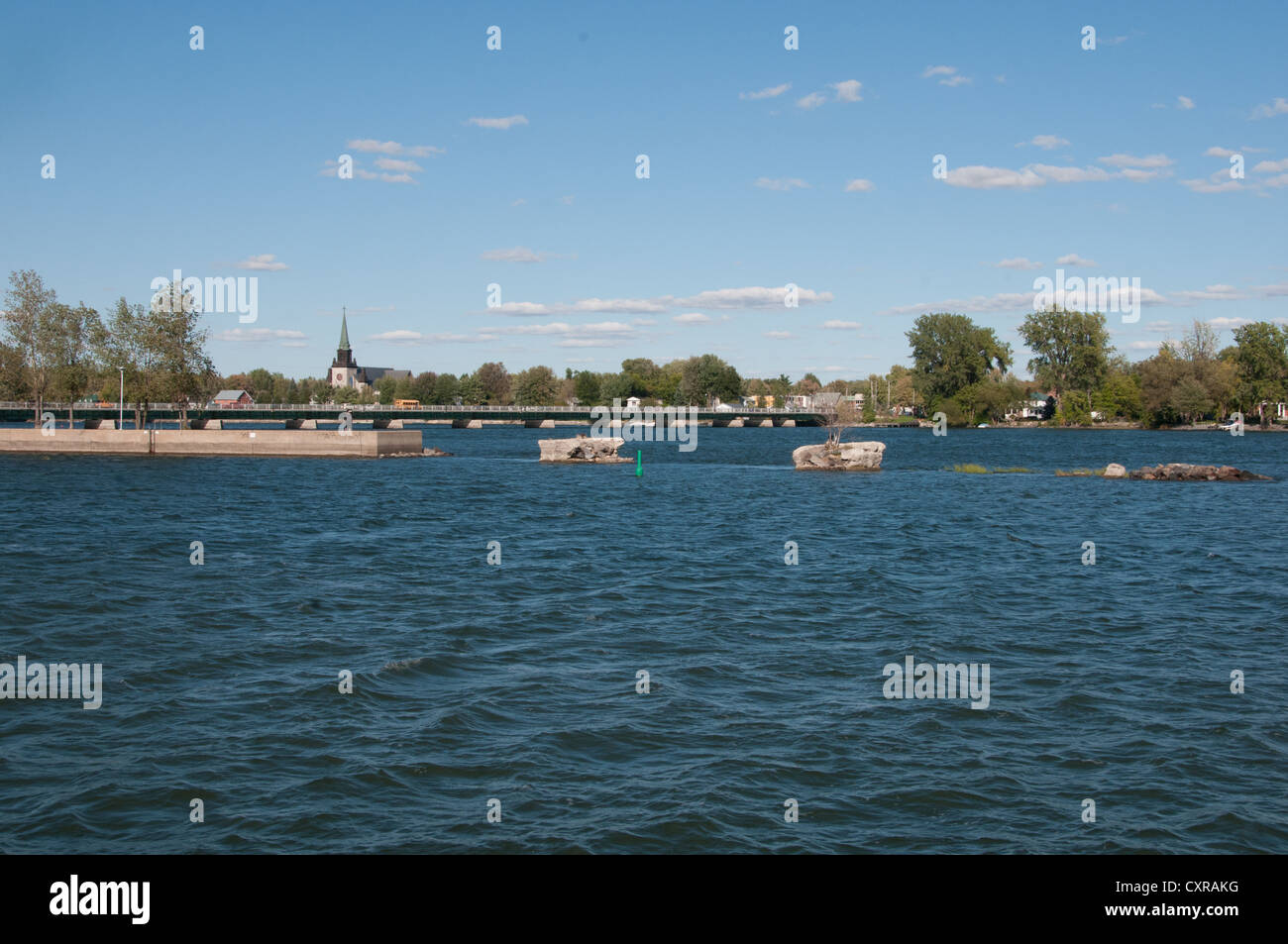 Saint Jean Sur Richelieu town and river Monteregie Quebec Stock Photo Alamy Saint Jean Sur Richelieu town and river Monteregie Quebec Stock Photo Alamy