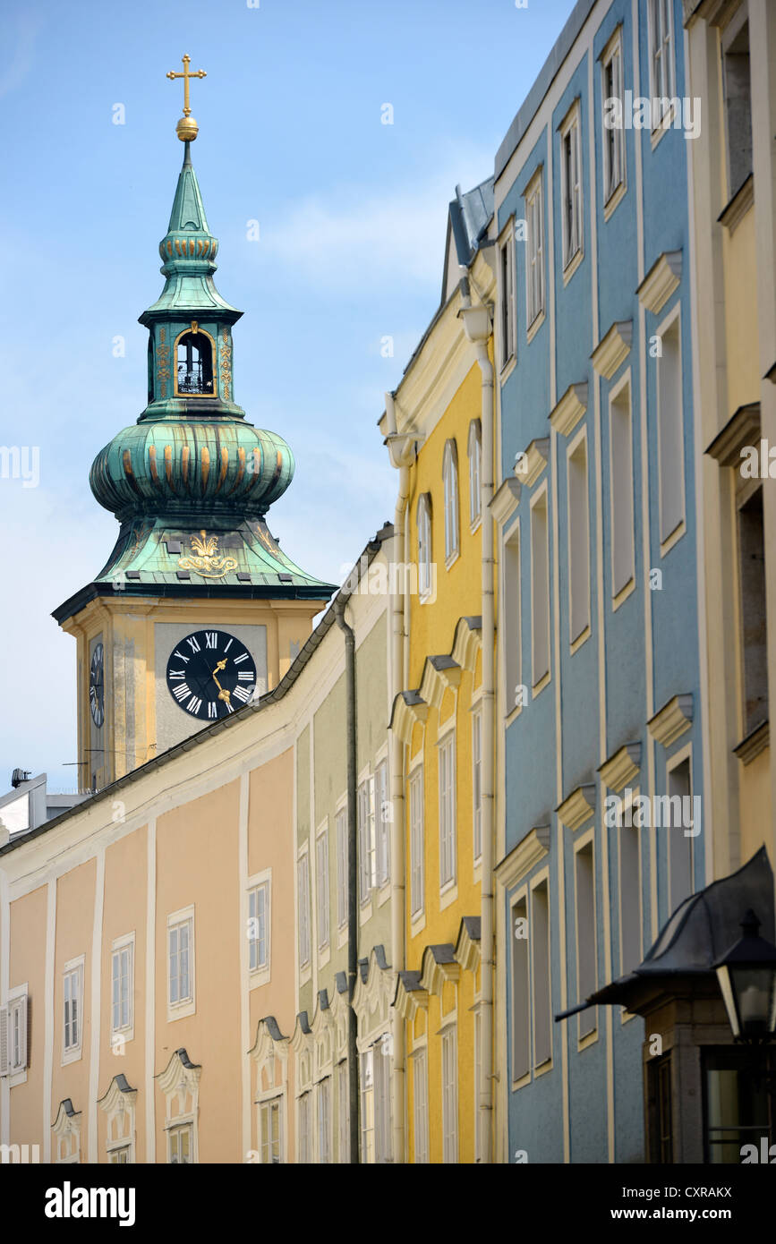 Stadtpfarrkirche church, historic district, Linz, Upper Austria ...