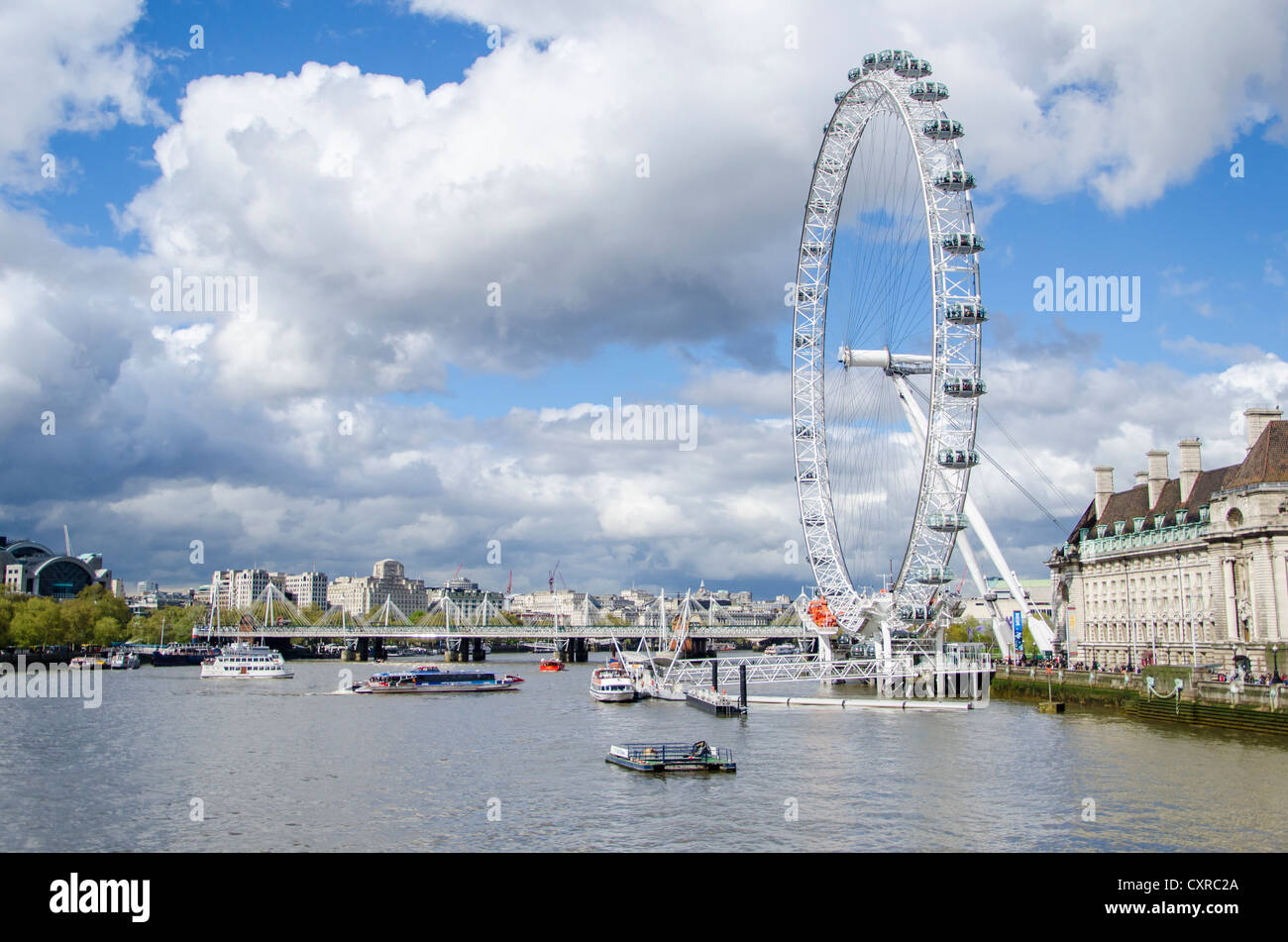 London england uk english bridges river thames rivers boat boats hi-res ...