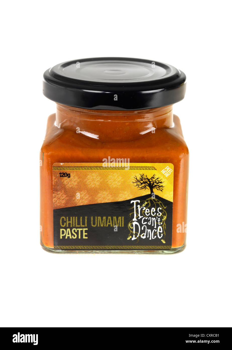 Bottle of Chilli Umami Paste Stock Photo
